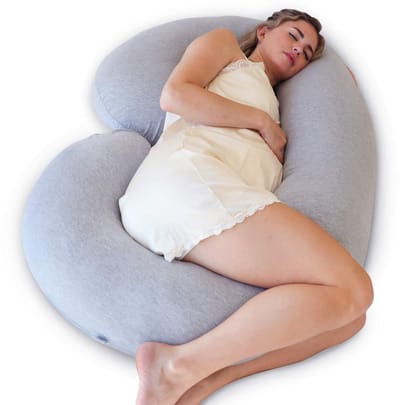 Unyqoos ® Comfortabel Rustgevend Volledig Lichaamskussen voor Zwangere Vrouwen en Meerzijdige Ondersteuning