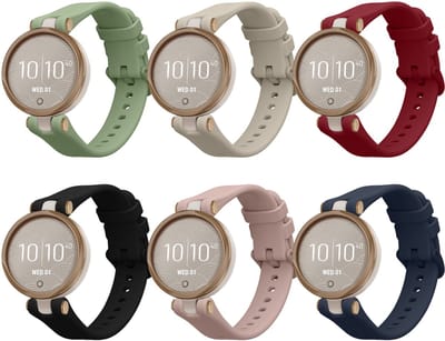 kwmobile 6x armband geschikt voor Garmin Lily Sport -Verstelbaar 14 - 22 cm - Bandjes voor fitnesstracker in meerkleurig