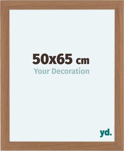 Your Decoration - Fotolijst 50x65 cm - MDF - Notenhout Licht - Como
