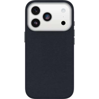 Otterbox Symmetry Cactus - Geschikt voor iPhone 17 Pro - Leren Magsafe Backcover - Riverside Blue