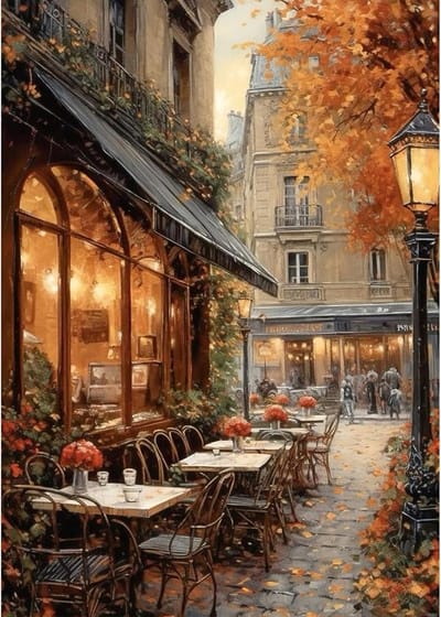 5D DIY Diamond Painting Art Kits Adult European Charm, Diamond Painting Kit for Adults Beginners Kids Cityscape Crystal Art Full Round Drill, Diamond Art Cross Stitch Home Wall Decor 30x40cm