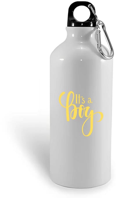 Hacebo® - It's a Boy waterfles - Baby - Kersverse ouders - Geboorte kraamcadeau jongen - babyshower - water fles - 400ML