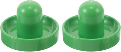 Airhockey Paddles - Vervangende Pushers - Tafelspel - Ergonomische Handgrepen - 10 cm - Groen