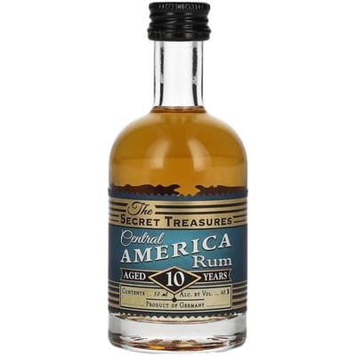 The Secret Treasures 10 Years Old Central America Rum 40% Vol. 0,05l