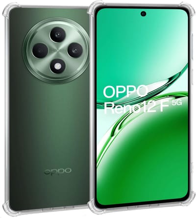Geschikt voor OPPO Reno 12 F / Reno 12 FS - Hoesje - Shock Proof Case – Cover Transparant