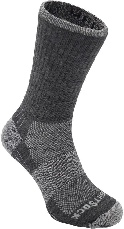 Wrightsock Escape Merino Crew - Grijs/Donkergrijs - 34-37