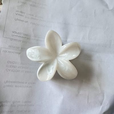 Modieuze Ombre Bloemige Haarclips, Elegante Boho Stijl Klauwclips Voor Kapsel, Geschikt Voor Strandvakantie Fotoshoot Mode Haar 1pc veelkleurig