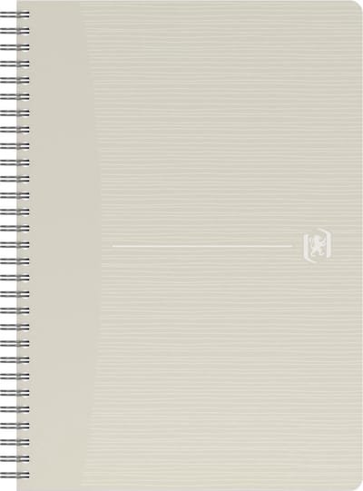 100% Recycled Notitieboek A5 Oxford My Rec'Up 5mm geruit 180 pagina's 90g kleurenmix - 1 stuk - gemaakt van koffiebekers