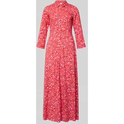 Overhemdjurk van viscose met knoopsluiting model 'SAVANNA'
