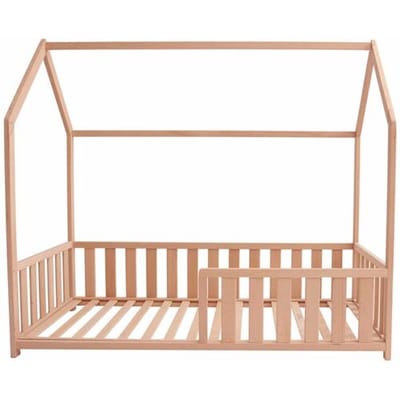 Prénatal Juniorbed Sjors - Bedhuisje - Kinderkamer - Onbehandeld/Naturel - Afmeting matras: 70x140 cm