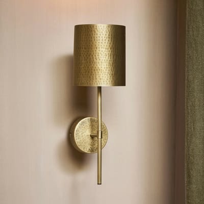 LOBERON Wandlamp Goldmere antiekmessing