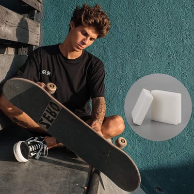 2 Stuks Skateboard Wax voor Curb Wax - Verbeter de Snelheid, Glijdend Gemak en Acceleratie van je Skateboard