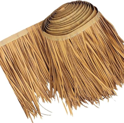 Kunstmatige Riet Dakbedekking - Palapa Riet Rol - Decoratieve Afdekking - Hoge Kwaliteit PE Materiaal - 50 cm Breed - Natuurlijk
