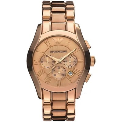 Emporio Armani AR0365 Roségoud Chronograaf Herenhorloge