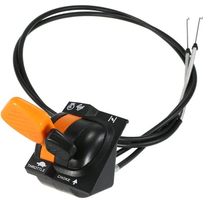 Gasklep Choke Kabel Bedieningseenheid AM140333 X300 500 Serie 040001+ 020001+ Geschikt voor John Deere zwart