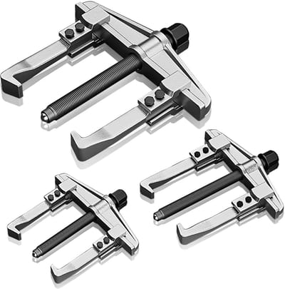 Lager Verwijderaar - lagertrekker set - 3-Delig Set (100/150/200mm) - Chroma Vanadium Staal - Tot 4.5 Ton Capaciteit - Omkeerbare Klauwen - Voor Garage & Werkplaats