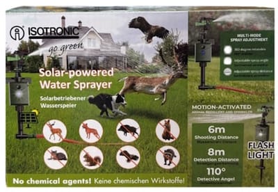 Isotronic Solar-Powered Water Sproeier