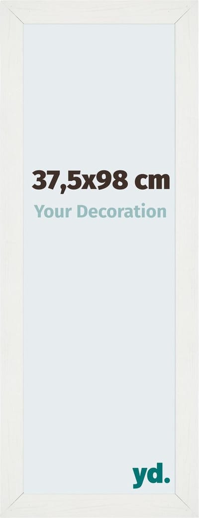 Your Decoration - Fotolijst 37,5x98 cm - MDF - Wit Geveegd - Mura