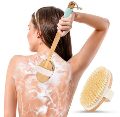 Droogborstel en Lichaamsborstel voor Huidverzorging en Massage