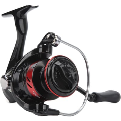 Moulinet Baitcasting Longue Portée Bobine Métallique Force Puissante Moulinet de Pêche aux Leurres pour Poissons de Mer et de Rivière AE4000 black