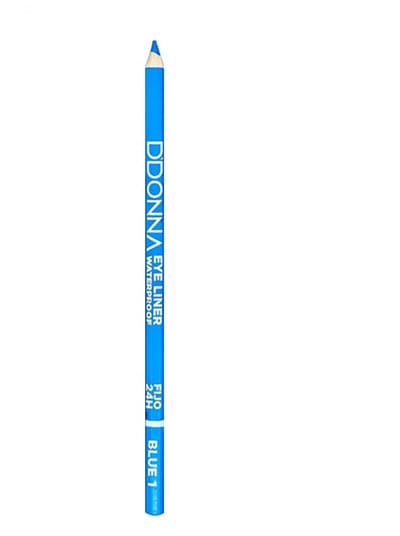 D'Donna - Extra lang oogpotlood met puntenslijper - Blauw / Eye Liner - Blue 1 - Waterproof - 1 stuks