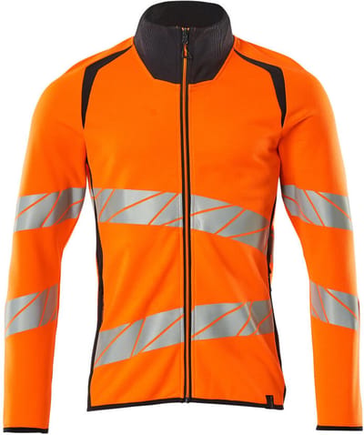 Mascot Accelerate Safe Sweatshirt met rits 19184-781 - hi-vis oranje/donkermarine - XL
