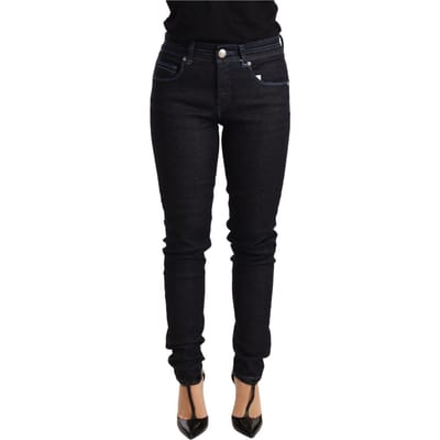 Acht Skinny Jeans Donker Washed