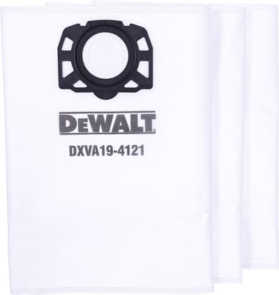 DeWalt DXV23/34/38P Serie - Stofzuigerzak - Textiel - 23-38L - 3 Stuks