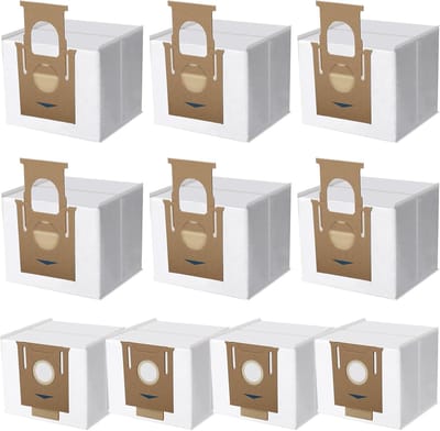 10 stuks stofzuigerzakken Geschikt voor Ecovacs Deebot N8+, N8 Pro+, Ozmo T8, T8 AIVI, T8+, T8 AIVI+, T8 MAX, T9+, DX93, DDX96 Yeedi Vac Station stofzuiger