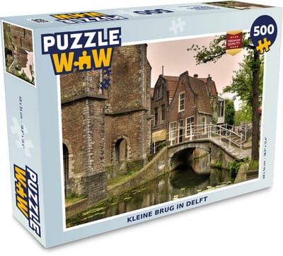 Puzzel Brug - Water - Delft - Legpuzzel - Puzzel 500 stukjes