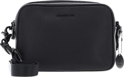 MANDARINA DUCK Leren Schoudertas Mellow Leather Crossbody Camera Bag Stormy Weather Donkergrijs