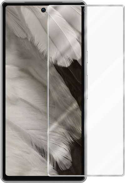 Cadorabo Screenprotector geschikt voor Google Pixel 7A - Pantser film Beschermende film in KRISTALHELDER Geharde (Tempered) display beschermglas in 9H hardheid met 3D Touch