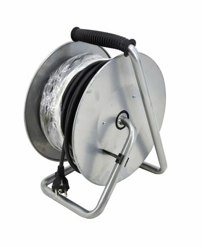 Vertex PB50METAL Serie - Metalen Kabelhaspel - 50m - 3x2,5 mm² - IP44