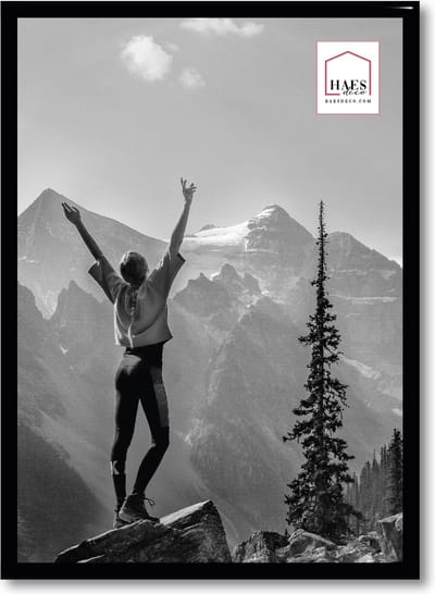 HAES DECO - Kunststof fotolijst A4 / 21x29,7 zwart Easy Frame - EF11B