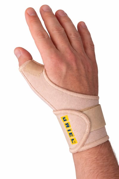 Uriel - Duimbrace – Duimbandage bij Artrose & Overbelasting – Stabiliserende Duim Ondersteuning – Geschikt bij Skiduim & RSI – Links/Rechts – Verstelbaar - Maat L/XL