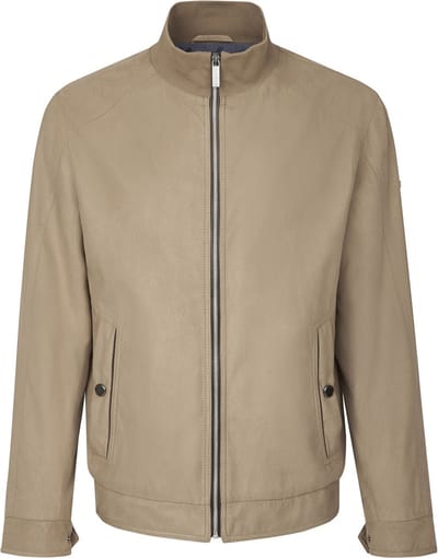 Bugatti suede zomerjas camel - maat 56