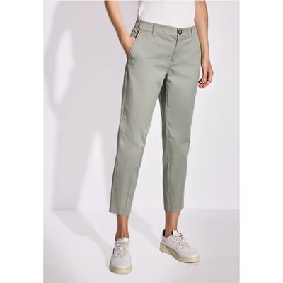 Twill chino broek