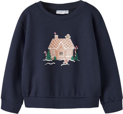 NAME IT - NMFVISMAS LS NREG SWEAT BRU - Meisjes - Sweaters