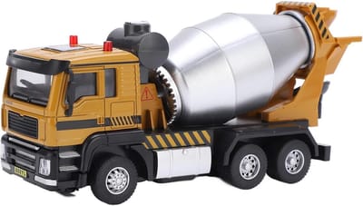 Betonmixer Speelgoed - Bouwvoertuig Model - Fantasierijk Spel - Realistische Functies - Schaal 1:50 - Bruin