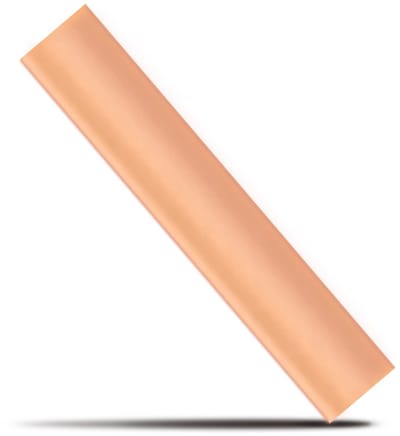 T2 Metalen koperplaat, 150 mm x 30 mm x 3 mm koperen plaat, puur koperen materiaalplaat die kan worden gebruikt in elektrische, industriële en doe-het-zelfprojecten