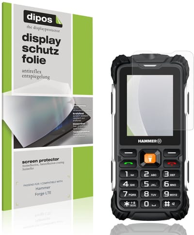 dipos – 4x Matte Beschermfolie geschikt voor Hammer Forge LTE | Krasbestendige & antireflecterende Screenprotector Ultra-Thin