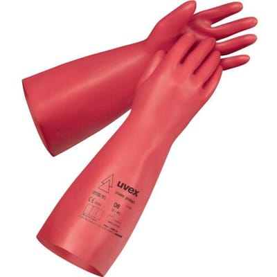 uvex power protect V1000 6084008 Elektricienhandschoen Natuurlatex Maat (handschoen): 8 EN 60903 1 paar