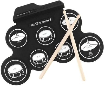 Complete Elektronische Drum Kit met 3 Rhythm Modes voor Optredens en Muziekproductie, Compact en Lichtgewicht
