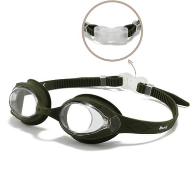 Maesy Kinder Zwembril Sammy - 3 t/m 6 Jaar - UV-Bescherming - Anti Condens - Duikbril voor Kinderen - Groen