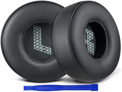 Dailygoods - SOULWIT Vervangende oorkussens voor JBL Live 670NC on-ear hoofdtelefoons (niet geschikt voor Tune 670NC), earpads cushions met zacht proteïneleer en hoogwaardig geluidsisolerend schuim