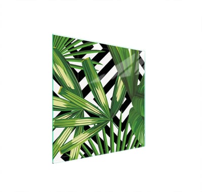 TMK ArtDeko Serie - Snijplank - 50x52 cm - Geharde Glas - Veelzijdig Gebruik
