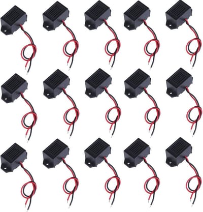 15 Stuks Elektronisch Alarm Zoemer - 3V, 5V, 9V, 12V - 100 dB - Continu Alarm Geluid voor Fysieke Schakelingen