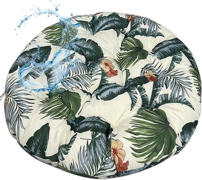 Papasan stoelkussen - Rond zitkussen - Buiten ontspannen - Waterdichte polyester stof - 130x130cm - Color 1