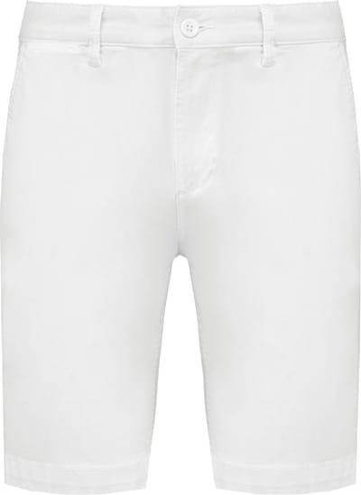 Kariban Heren chino bermudashorts K750 - White - 60 NL (54 FR)