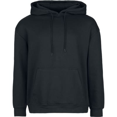 Build Your Brand Trui met capuchon - Basic Oversized hoodie - S tot M - voor Mannen - zwart